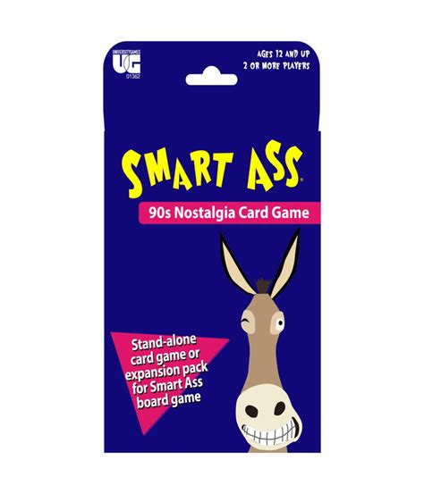 spencers id cards smart ass|Smart Ass '90s Nostalgia Card Game .